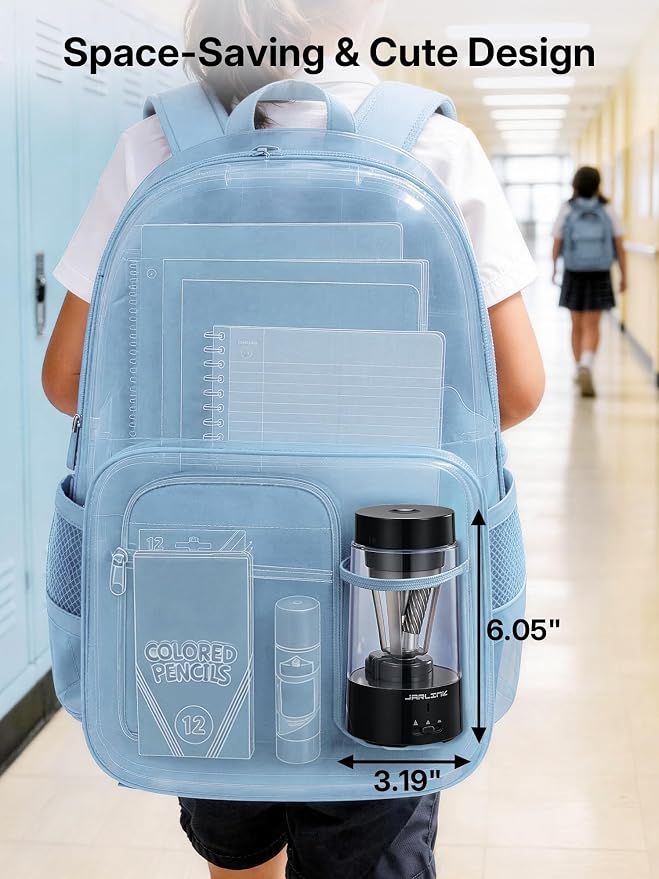 JARLINK Fully Automatic Rechargeable Electric Pencil Sharpener