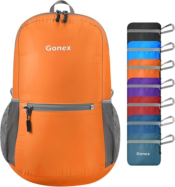 Gonex Ultra Lightweight Packable Backpack Daypack Handy Foldable Camping Outdoor Travel Cycling Backpacking