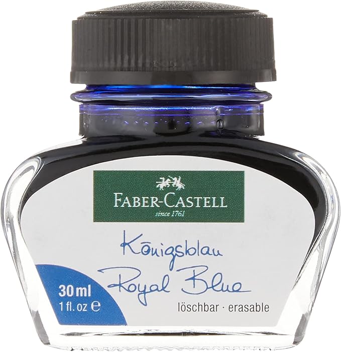 Faber-Castell 149839 Ink Bottle Washable 30 ml Royal Blue