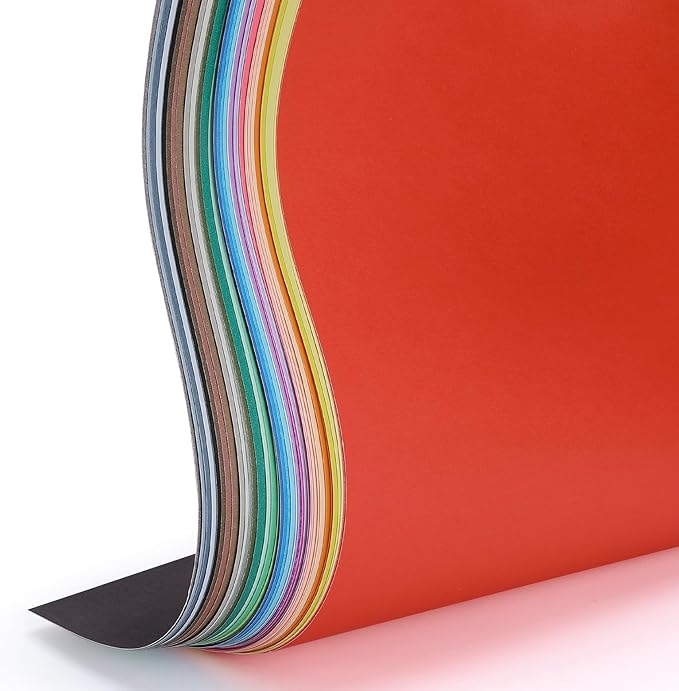 50 Sheets Colored Cardstock Assorted Colors Construction Paper 180gsm/65lb Card Stock for Printing, Card Making, DIY Craft Supplies (50 Colors, 5×7")