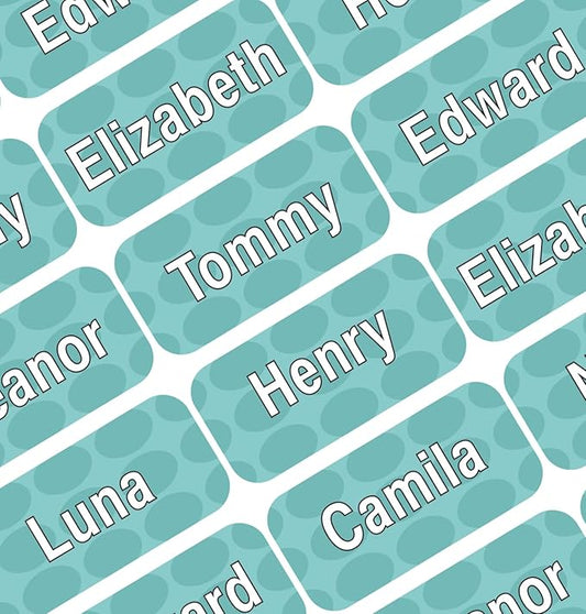 Personalized Name Labels for Kids – 60 Waterproof Peel-and-Stick Labels for Clothes, Lunch Boxes, Water Bottles, Laundry Bags – Durable, Dishwasher & Microwave Safe, Perfect for Camp, Daycare, School