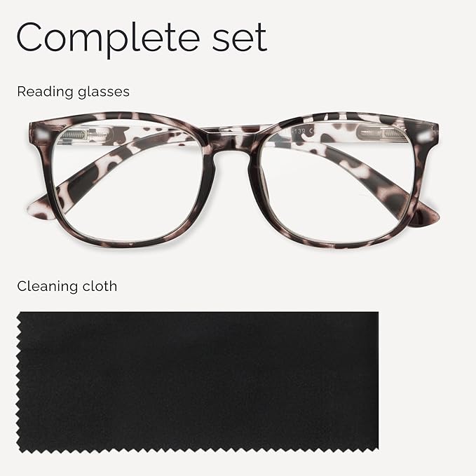 CCVOO Reading Glasses for Women/Men, Eyeglasses, Blue Light Readers for Women/Men, Computer Eye Glasses, Cheaters