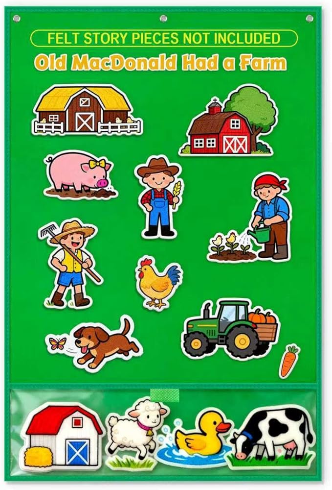 AKAYOK Felt Board for Toddlers, 24"x36" Felt Board for Wall | Includes 30 Self Adhesive Dots Perfect for Learning, Organization, and Creative Play | Classroom Must Haves School Supplies for Teachers