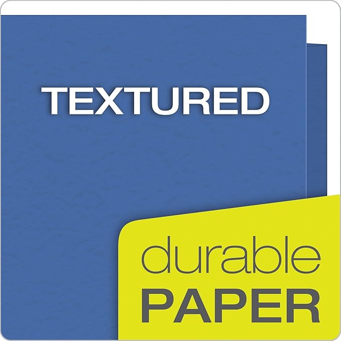 Oxford Twin Pocket Folders with Fasteners, Letter Size, Royal Blue, 25 per Box (57712)