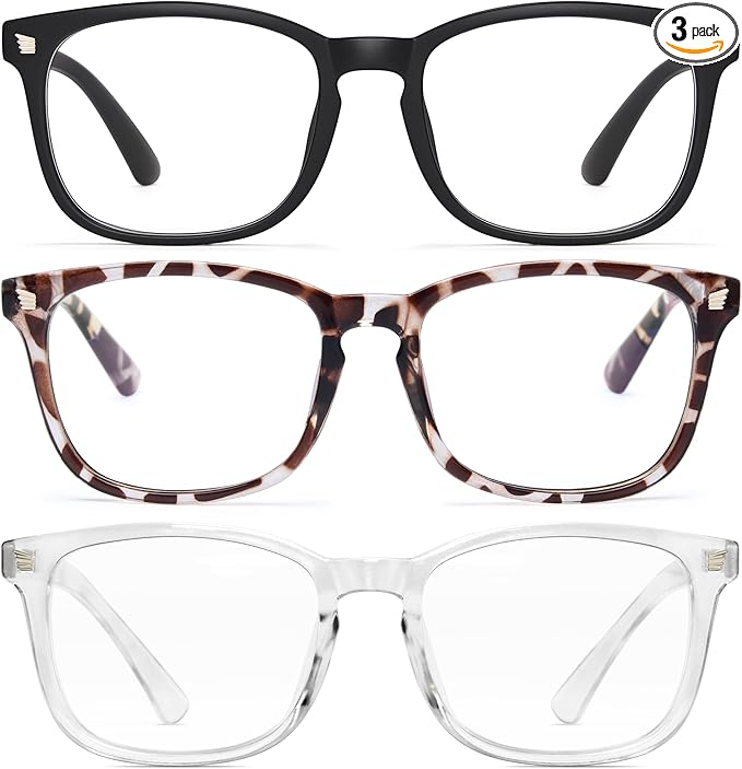 CCVOO Reading Glasses for Women/Men, Eyeglasses, Blue Light Readers for Women/Men, Computer Eye Glasses, Cheaters