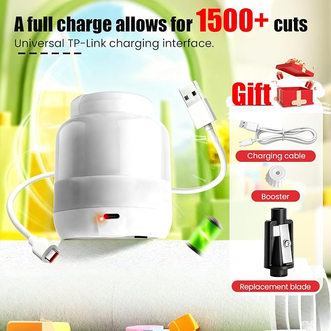 Electric Pencil Sharpener, Rechargeable Automatic Pencil Sharpeners for Kids Rechargeable Portable Small Pen Sharpener for Kids Gift,Can Replacement Blades,for in for 6-8mm Pencils for Home/School