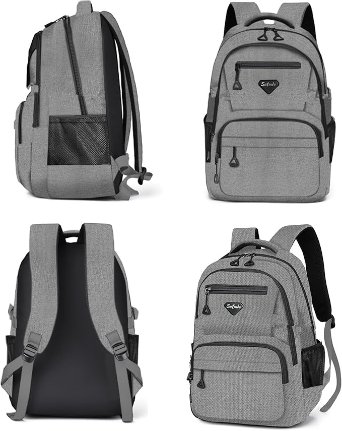 Casual Lightweight Backpacks for Boys & Girls, School Bookbags, 15 "Laptop Backpack, Travel Bag (202-hei)