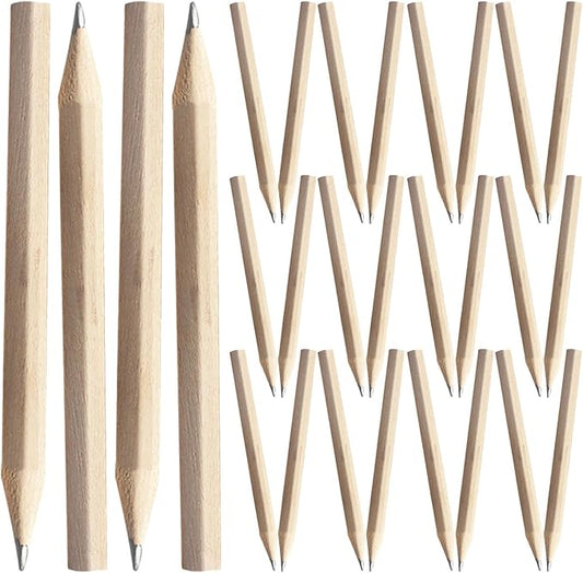 200pcs Mini Wood Pencils - 3.38'' Short Hb Writing Tool For Kid Beginner Writing Drawing Sketching - Art Drafting Pencils For Classroom School Supplies