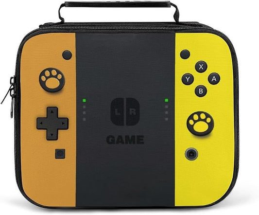 Insulated Lunch Box for Boys Girls, Game Lunch Bag for School Work Office Travel Picnic Hiking Beach, Waterproof Leakproof Portable Fits Most Bento Boxes