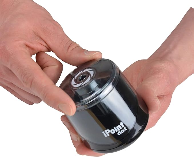 Westcott iPoint Dot Battery Pencil Sharpener, Battery Powered, 17553