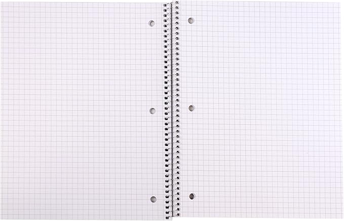 C-Line 1-Subject Notebook, Graph Ruled,4 x 4, Black (22300)