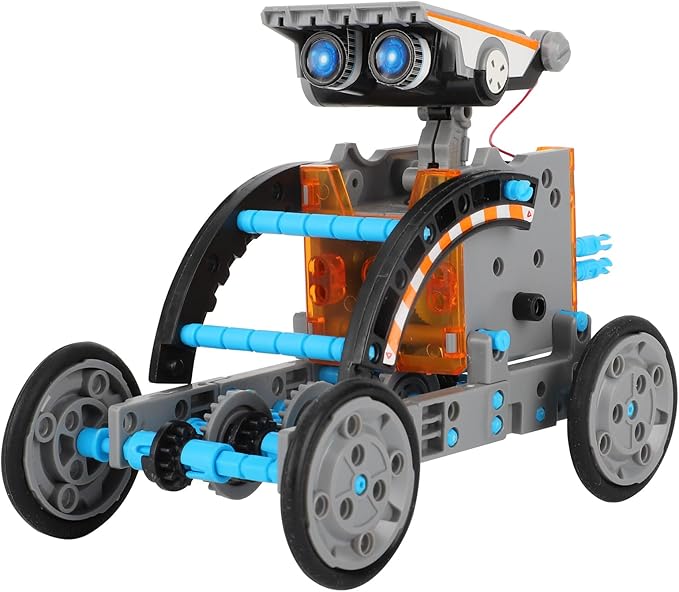Lucky Doug Solar Power Robot Building Kits Toys for Boys Girls Ages 8-13, STEM Kit Gifts for Kids 8 9 10 11 12 13 Years, DIY Educational Science Building Robotic Set Gifts for Teenagers