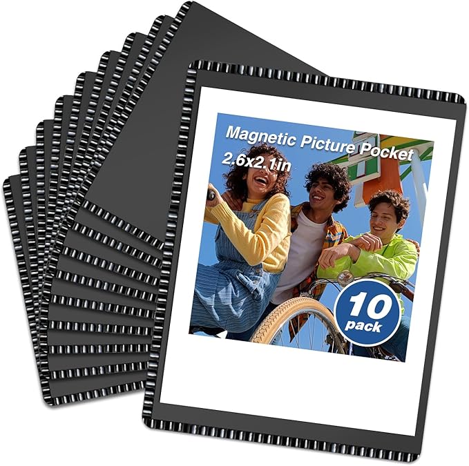 CHUNNIAO Magnetic Picture Frames,Compatible with Polaroid Go Photo Instant Film 2.6x2.1 inches