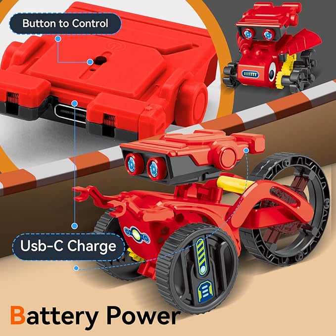 Jiakora STEM 12-in-1 Education Robots Toys for Boys Age 8-12, DIY Educational Toy Science Kits for Kids, Building Experiment Robotics Set Birthday Gifts for 8 9 10 11 12 Years Old Boys Girls Teens