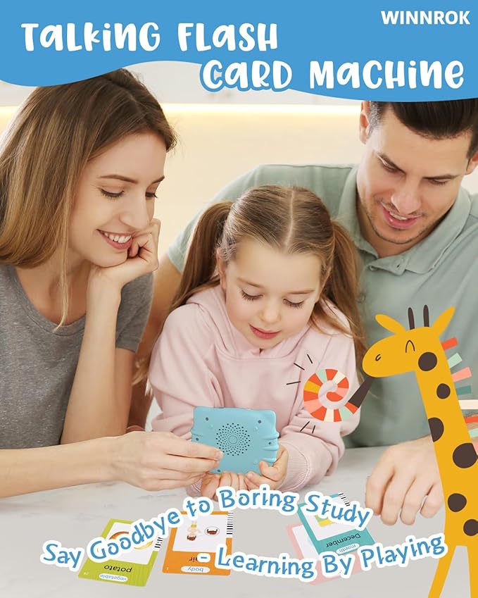 510 Words Talking Flash Cards Toddlers, Learning Montessori Toddler Toys for Boys Girls Ages 1 2 3 4 5 6 Year Old Kids, Autism Sensory Toys for Autistic Children, Easter Birthday Gifts for Toddlers