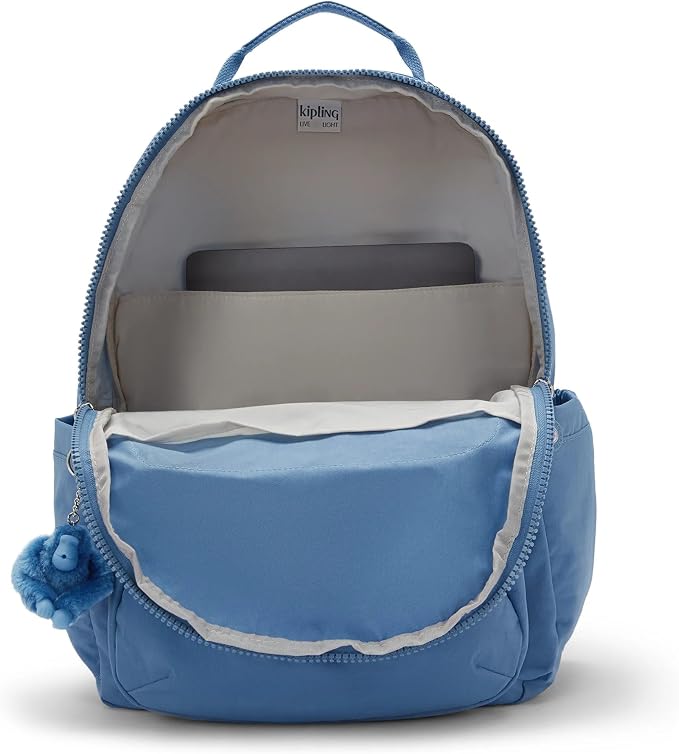Kipling Women's Seoul 15" Laptop Backpack, Durable, Roomy with Padded Shoulder Straps, Built-In Protective Sleeve
