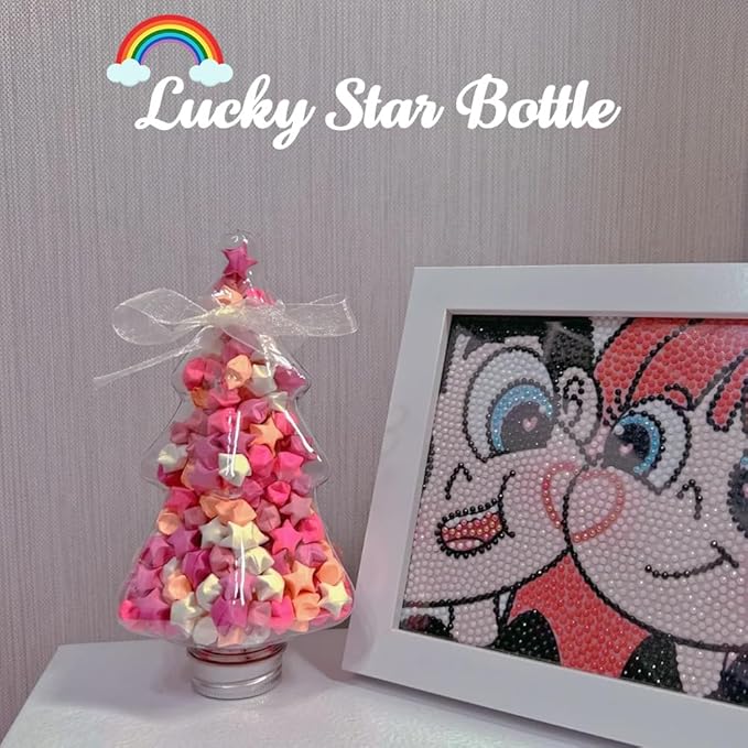1350 Sheets Star Origami Paper - 27 Assorted Colors, Double Sided for Wish Paper, Lucky Stars, DIY Handmade Projects