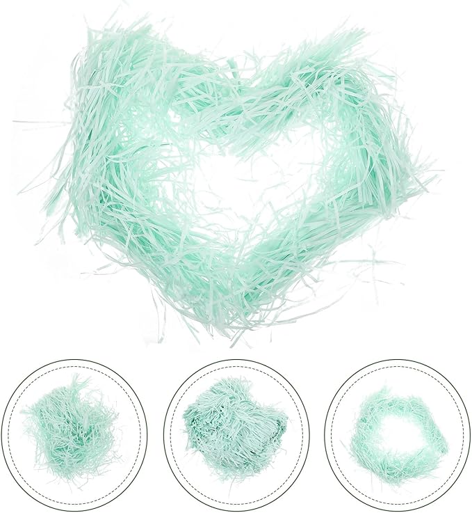 SUPVOX Raffia Shredded Paper Filler for Boxes, 500g Bag Crinkle Paper Basket Filler for Wedding Birthday Party Decorations and DIY Packaging