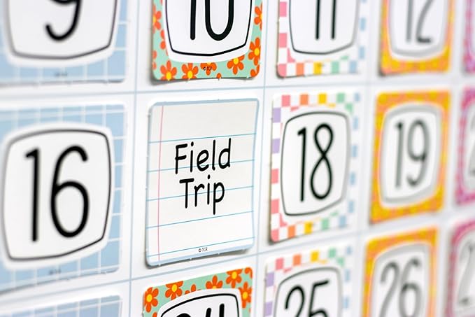Teacher Created Resources Cool for School Calendar Bulletin Board (TCR9300)