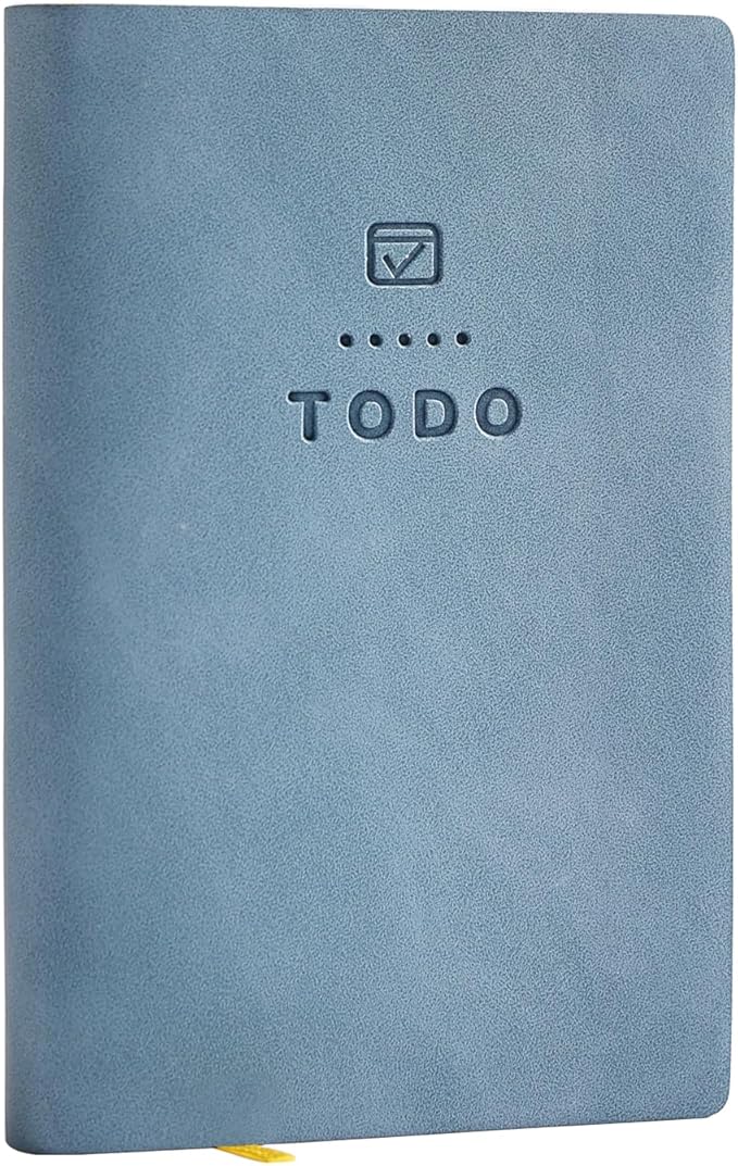 Tiita to Do List Notebook 98 Pages Daily to Do List Notepad for Work Pocket to Do List Undated Daily Planner 4.2"x 2.8" Small Checklist Notebook Blue