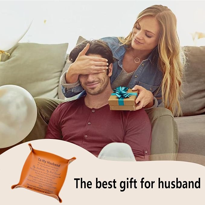 Husband Birthday Gift from Wife Husband Birthday Gift Basket Coolest Gifts for Men Anniversary Leather Gifts for Him Christmas Stocking Stuffers Fathers Day Presents for Men