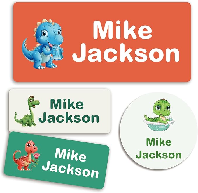 304 Personalized Daycare Labels with Name,Custom Waterproof Name Stickers,No Iron Sticker for Clothing Tags,Water Bottles,School Supplies,Personalized Name Stickers Labels for Clothes,Lunch Box