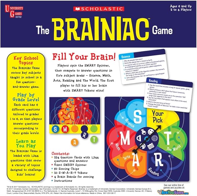 Scholastic - The Brainiac Game