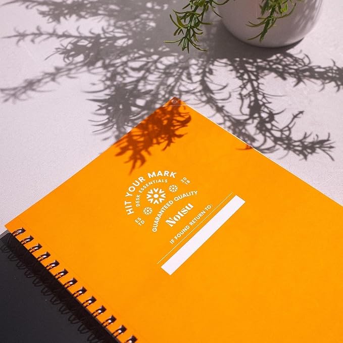 Notsu Undated Daily Planner Notebook | Minimalist Productivity Planner with To Do List, Agenda, Dot Grid, Lined, Notes sections | Premium Thick Paper 120 gsm, 100 Pages, A5 Size