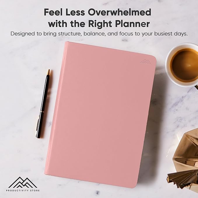 July 2025-2026 Planner 8.5 x 11 Pro Max - Dated Productivity & Academic 2025-2026 - Daily, Weekly & Monthly Planner With July Start Date - A4 - Productivity Store