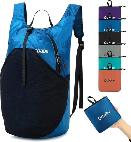Ultra Lightweight Foldable Backpack,Water Resistant Small Packable Hiking Daypack Outdoor Camping Travel Bag