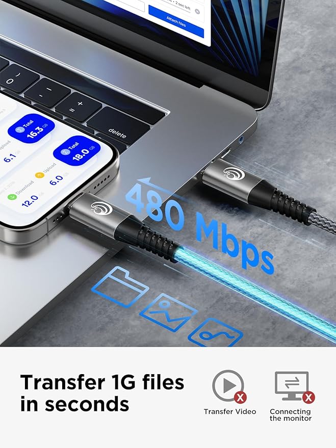 USBC to USBC 100W [10ft/2 Pack] USB C to USB C Fast Charging Cable Braided C to C Charger Cord for MacBook Pro/Air, iPhone 16 15 Pro Max Plus,iPad Pro,Samsung Galaxy S25 Ultra S24 S23,Pixel,PS5,Switch