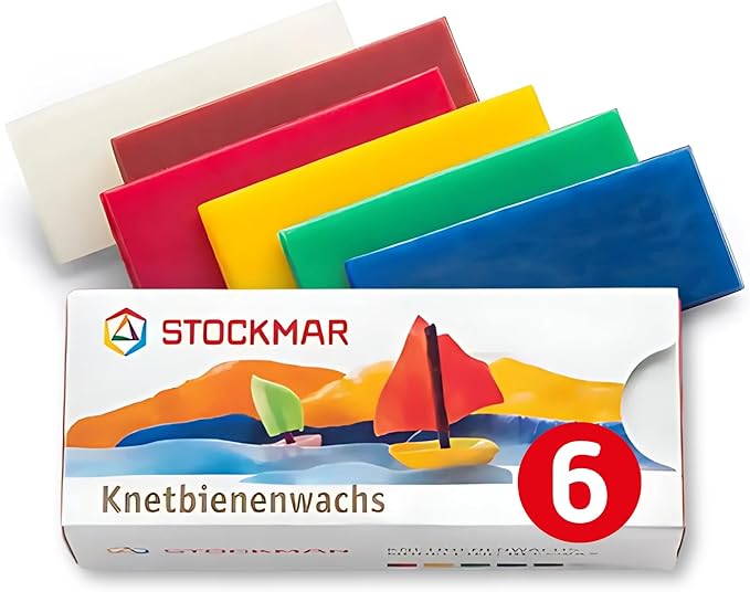 Stockmar Modelling Beeswax - 6 Colors - 100x40 mm