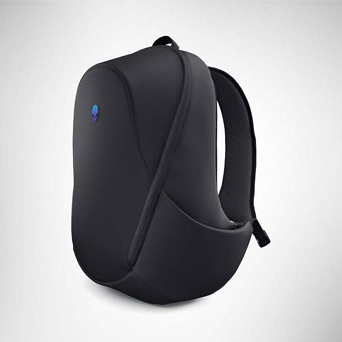 Alienware 16 Backpack - AW5625P - 21L Capacity, 3D Breathable mesh, Magnetic pocket organizers, RFID safe pocket, Weather resistant, 3D Iridescent reflective Alienware logo - Alienware Black