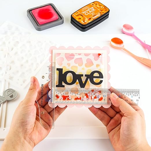 8PCS 6 Inches/15cm Acrylic Clear T-Square Ruler, Inches and Metric, T Square Ruler, Transparent, T Ruler, for Crafting Drafting and General Layout Work Art Framing & Drafting Scrapbooking Crafting