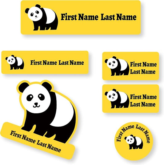 Personalized Daycare Name Labels for Kids (71 Labels) - Custom Durable Waterproof Name Stickers for Clothing Tags, Water Bottles, Lunch Boxes, and School Supplies - Dishwasher, Washer