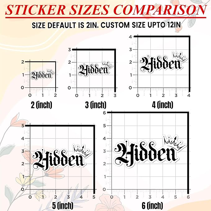 Custom Crown Name Sticker Personalized Color Name Prince Princess Cute Decal Waterproof Vinyl Decal for Water Bottles Tumblers Laptops Hard Hat Cars Kindle for Women Men Teachers