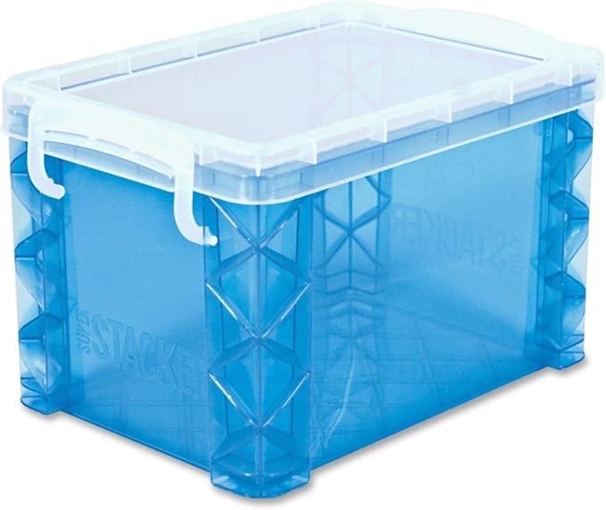 Super Stacker Index Box, 4" x 6", Blue, 1 Box (40306)