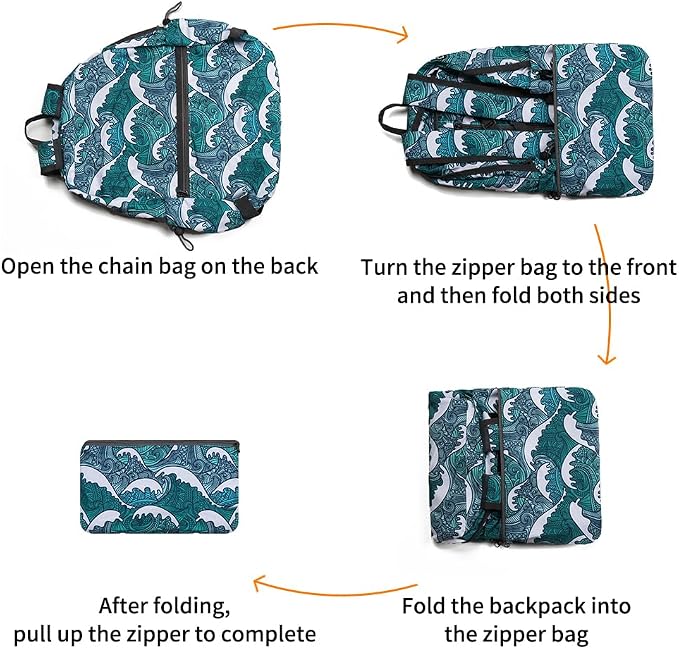 Lightweight Packable Foldable Backpack，Hiking backpack，Travel Backpack