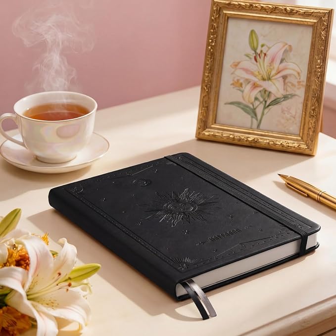 EMSHOI Dotted Journal Notebook, 192 Pages, A5 Size (5.7'' x 8.3'')