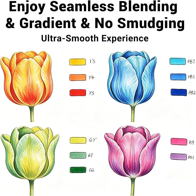 SFAIH Alcohol Markers Brush & Chisel Tip, Professional 216 Colors Set