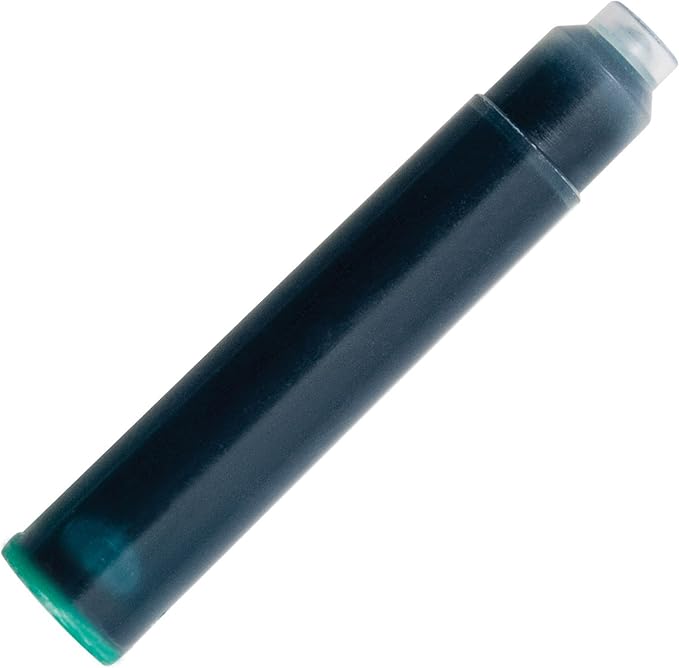 Monteverde International Size Cartridge to Fit Fountain Pens, Green, 6 per Pack (G302GN)