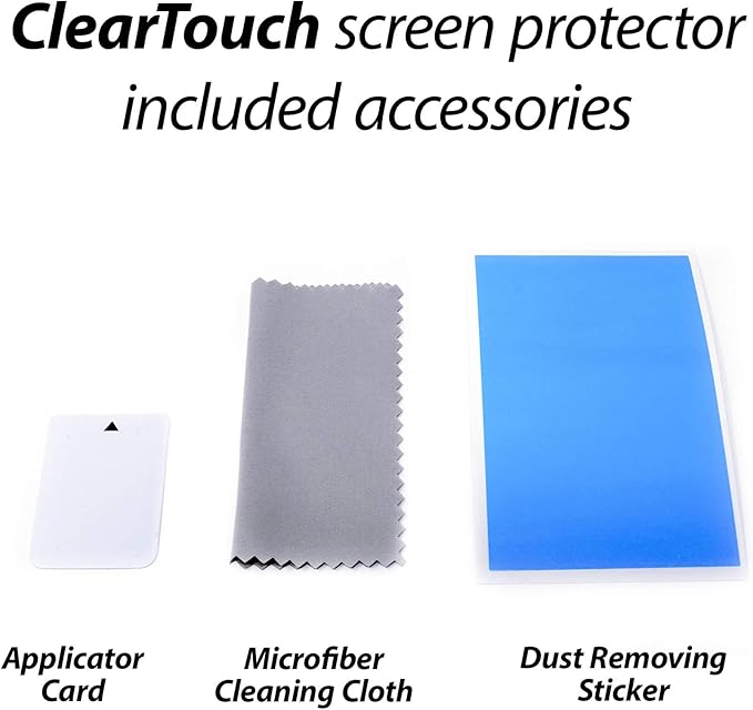 BoxWave Screen Protector Compatible with Boogie Board Blackboard Smart Scan Reusable Notebook - ClearTouch Anti-Glare (2-Pack), Anti-Fingerprint Matte Film Skin