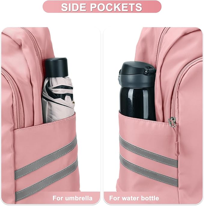 coofay Gym Backpack For Women Waterproof Sports Backpack With Shoe Compartment Lightweight Travel Backpacks Small Gym Bag Dance Volleyball Backpacks