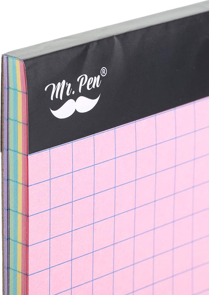 Mr. Pen- Graph Paper Pad, 17x11 Inches, 4x4 (4 Squares per Inch), 22 Sheets, Ideal for Math, Graphing and Sketching, Grid Paper for Students, Engineers, Artists