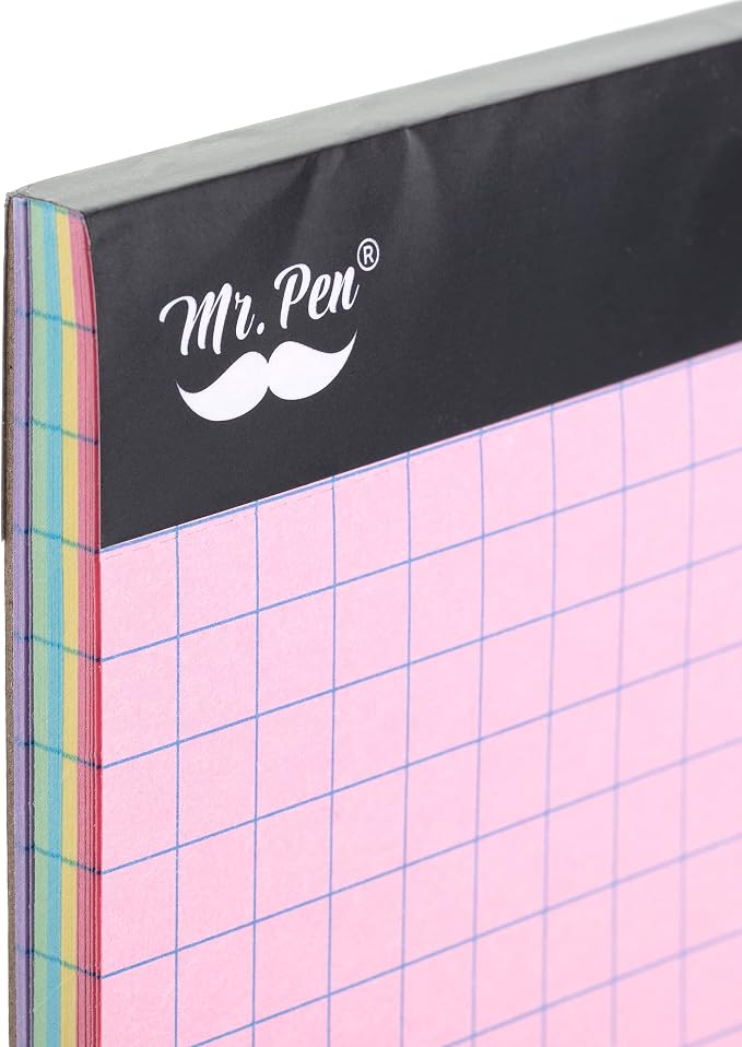 Mr. Pen- Graph Paper Pad, 17x11 Inches, 4x4 (4 Squares per Inch), 22 Sheets (Pack of 3)