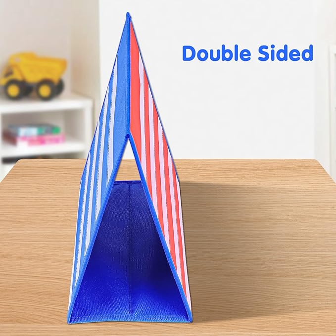 EAMAY Reading Specialist Multipurpose Table Top Pocket Chart (12W*13L, Blue)