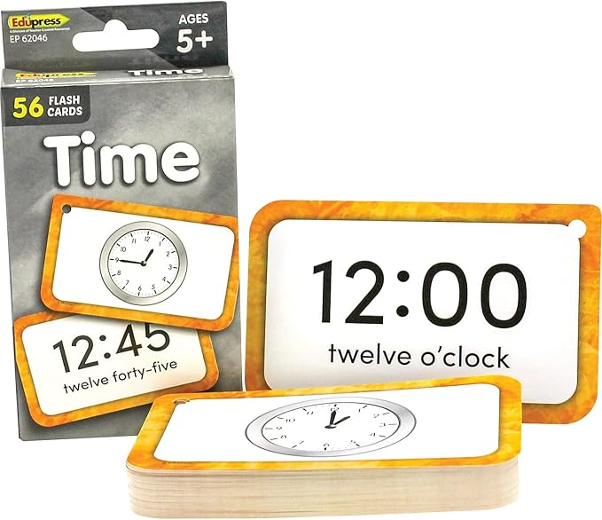 Teacher Created Resources Time Flash Cards (EP62046)
