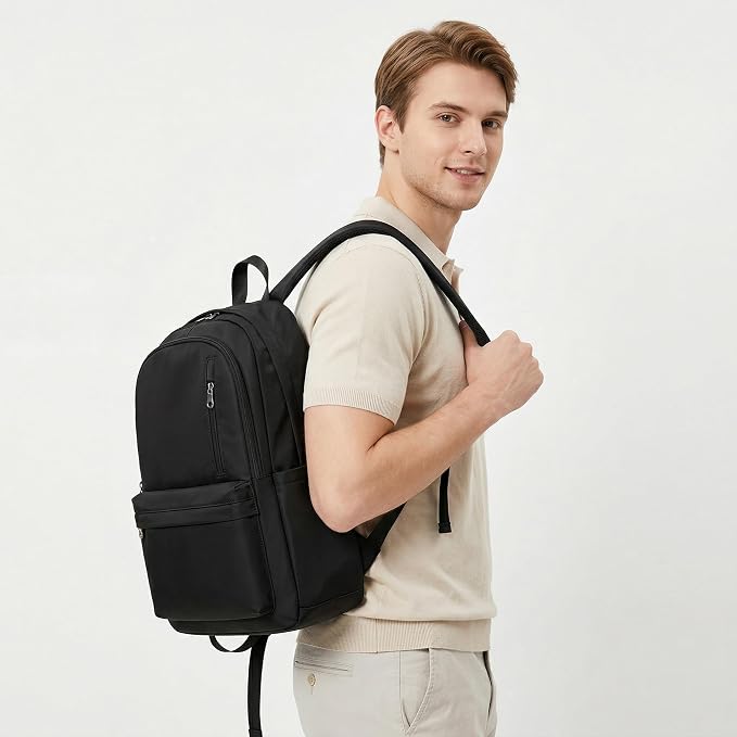 BAGOK Lightweight Nylon Backpack for Women & Men – Foldable, Large Capacity, Ideal for School, Travel & Work