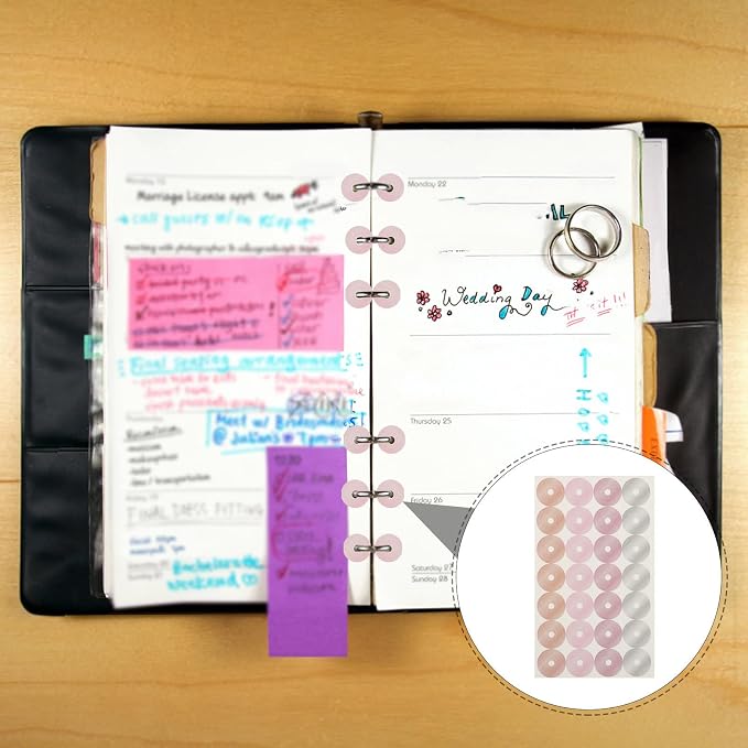 40 Sheets Adhesive Hole 40 Paper Reinforcement Stickers