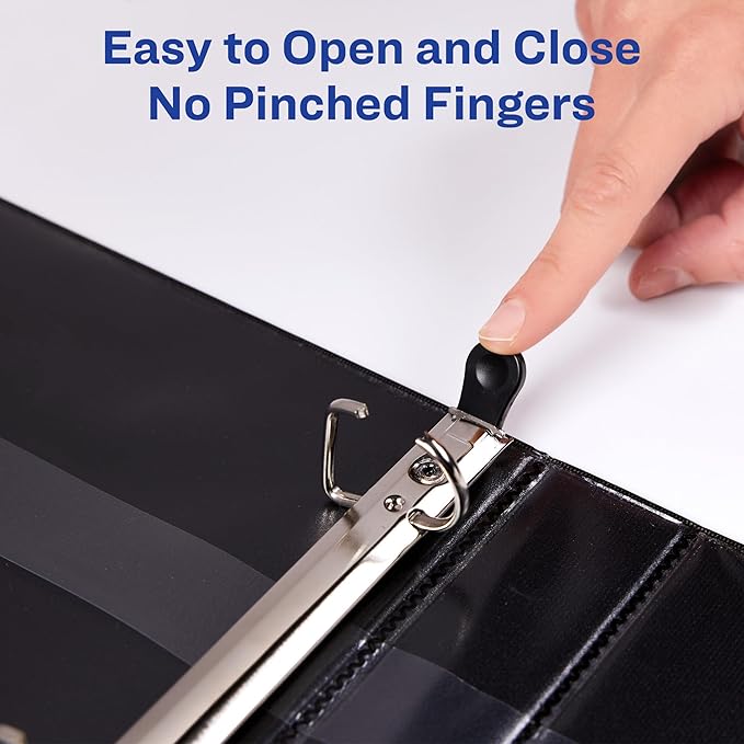 Avery Heavy-Duty Binder with 2-Inch One Touch EZD Ring, Black (79992)